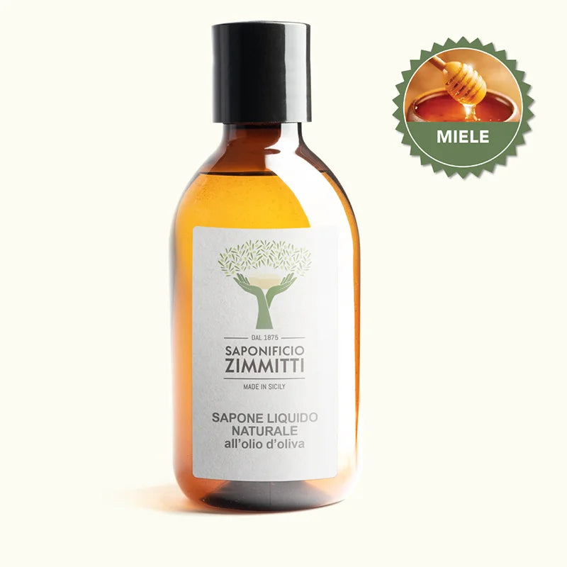 Sapone Liquido Olio d’Oliva Naturale e Miele di Sortino