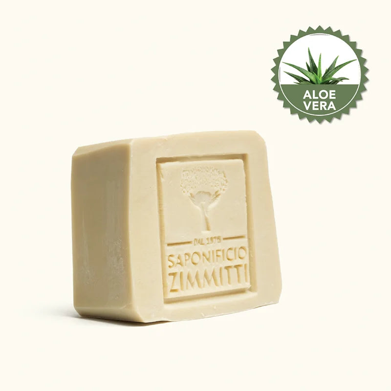 Sapone Olio d’Oliva Naturale Solido con estratto di Aloe Vera