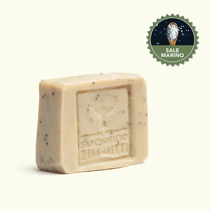 Sapone Scrub all’Olio d’Oliva Naturale e Sale Marino